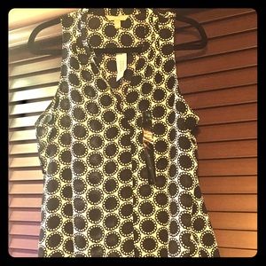 Sheer sleeveless tunic